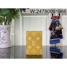 [88factory] 루이비통 포켓 오거나이저 카드지갑 M61696 M26080 1*7.5*11cm 옐로우