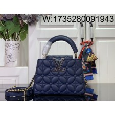 [88factory] 루이비통 카퓌신 이스트 웨스트 미니 네잎클로버 M25283 13.6*8*21cm 네이비