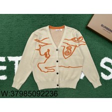 [잔디집1] 버버리 점보 승마 자카드 가디건 베이지