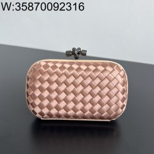 징 팩토리 보테가베네타 놋 717622 16*10*5cm 로즈 골드 실크 명주 8651