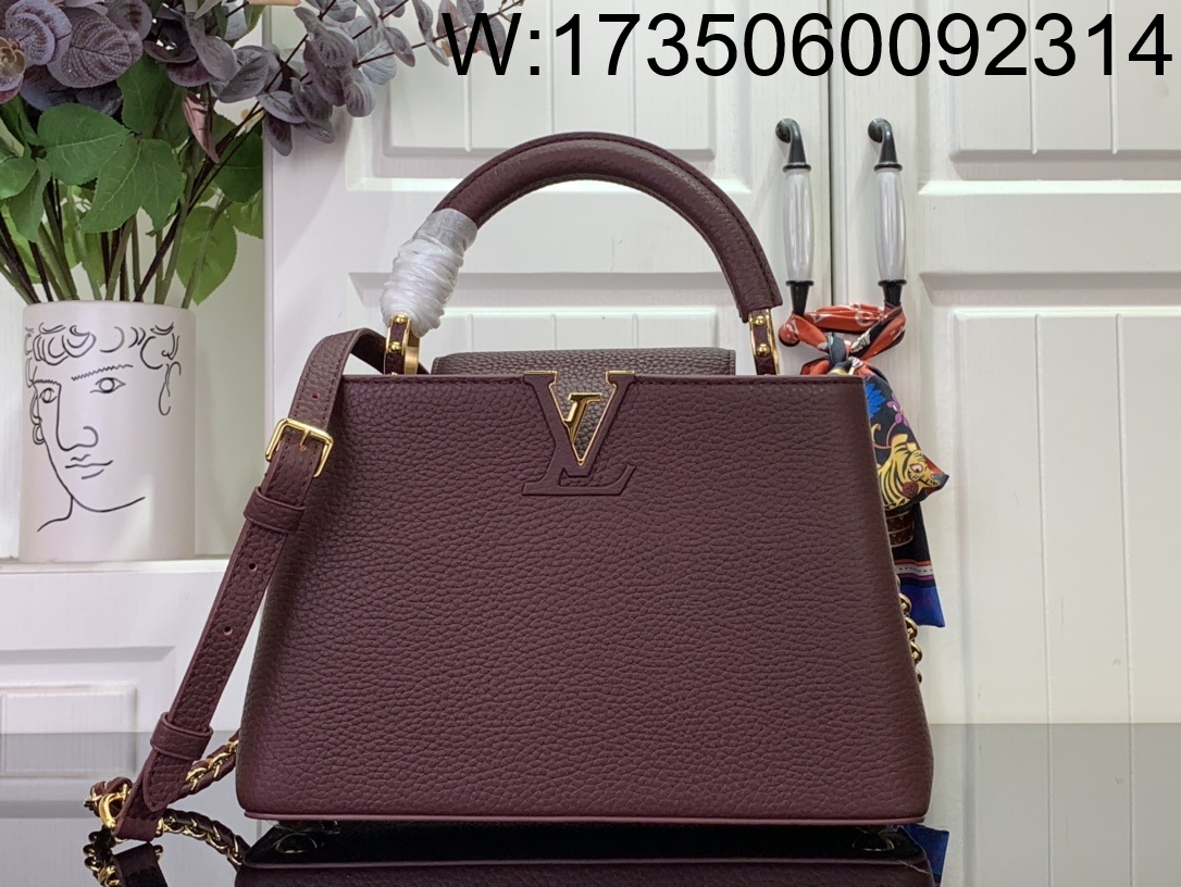 [88factory] 루이비통 카퓌신 bb M25893 27*9*18cm 와인