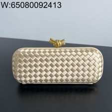 징 팩토리 보테가베네타 놋 717622 25*10*5cm 크림 실크 명주