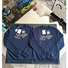 V공장 루이비통 자수 코튼 크루넥...