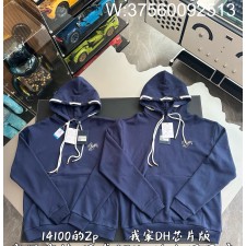 V공장 루이비통 코튼 저지 후드티 네이비 블루