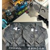 V공장 루이비통 니고 다미에 이음 데님 자켓 그레이