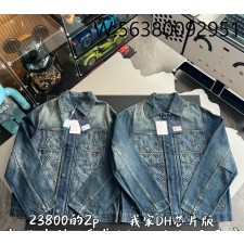 V공장 루이비통 빈티지 23SS 엠보로고 데님 자켓 인디고