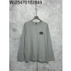 [사슬공장] 크롬하츠 FW25 검정 십자가 9분소매 긴팔티 그레이