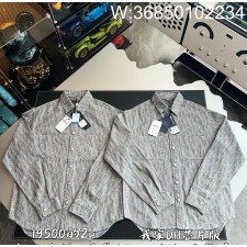 V공장 디올 25SS 오블리크 데님 셔츠 그레이