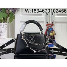 [88factory] 루이비통 카퓌신 이스트 웨스트 미니 M25492 14*8*21cm 블랙