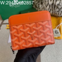 [리미티드] 고야드 마티뇽 카드지갑 지퍼 10*11cm 오랜지