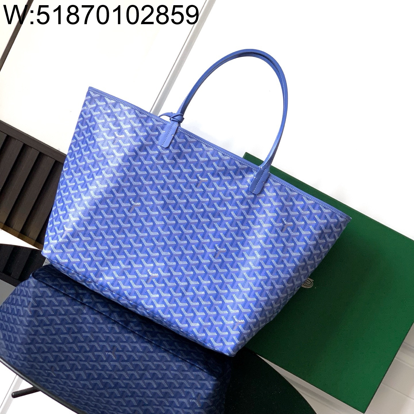 [리미티드] 고야드 생루이 백 아이리스 라지 40*20*34cm 블루 