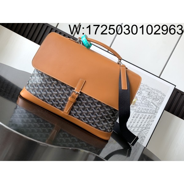 [리미티드] 고야드 시티당 메신저 백 스몰 33*9*38cm 브라운