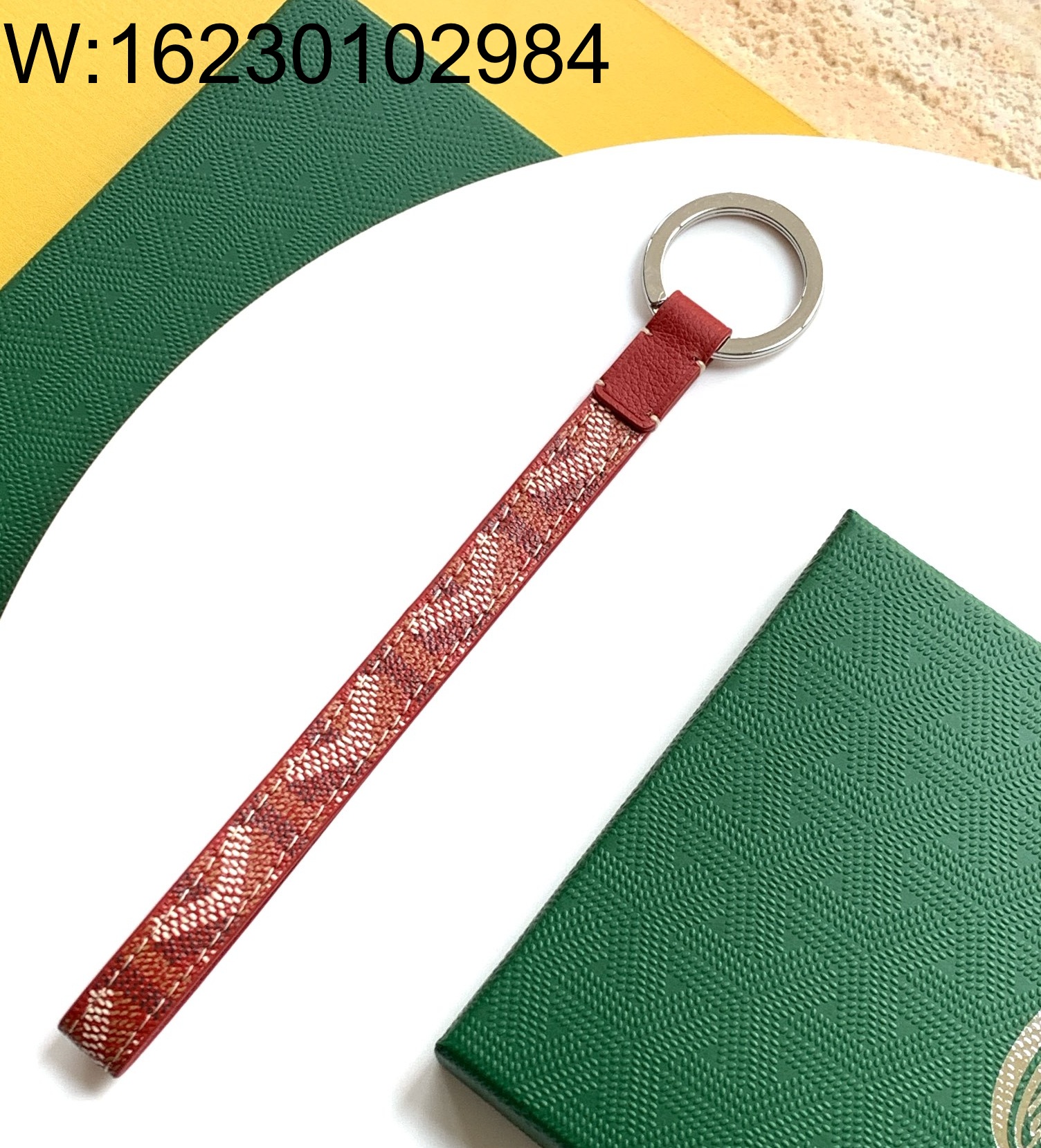 [리미티드] 고야드 SÉSAME 키링 20*2.8*0.7cm 레드