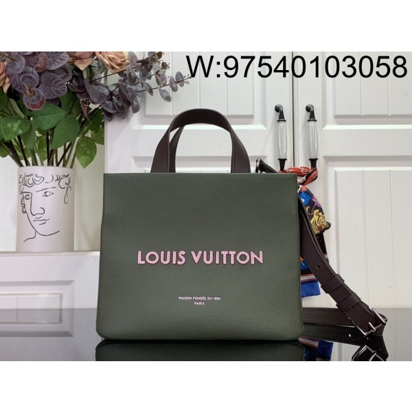 [88factory] 루이비통 미니 쇼퍼 토트 M15238 20*10*26cm  다크 그린