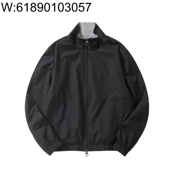 [흰] 로로 피아나 Windmate 러버시블 봄버자켓 양면 블랙 그레이