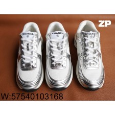 [LP공장] 샤넬 CC로고 테니스 스니커즈 화이트 실버
