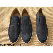 [LP공장] 로로피아나 오픈 니트 워크 앵클 부츠 스니커즈 네이비 블루