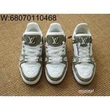 [LP공장] 루이비통 LV 트레이너 스니커즈 데님 이음 카키