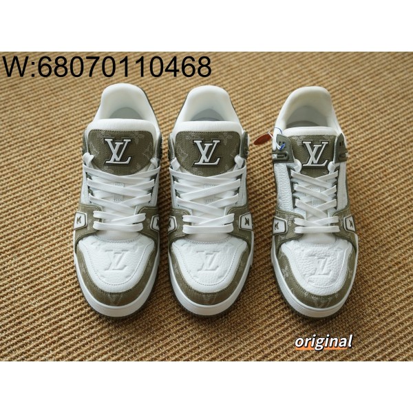 [LP공장] 루이비통 LV 트레이너 스니커즈 데님 이음 카키