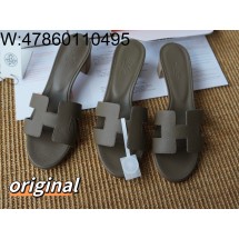 [LP공장] 에르메스 오아시스 샌들 뮬 슬리퍼 다크 올리브