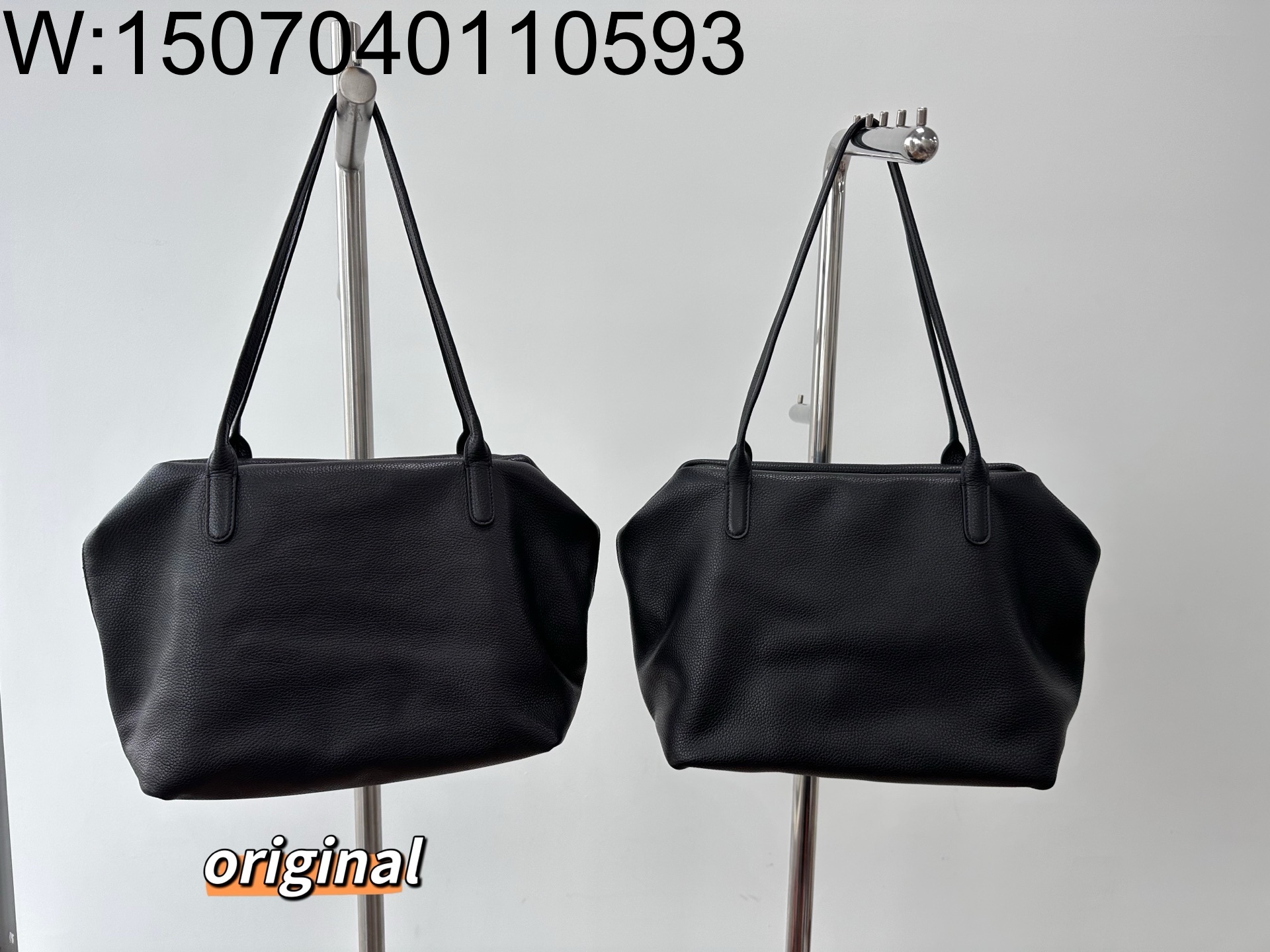 [LP공장] 더로우 Henri 레더 숄더백 블랙