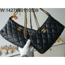 [LP공장] 샤넬 25S hobo 보호백 금메달 블랙 17*26*8.5cm