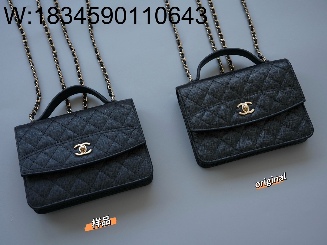 [LP공장] 샤넬 25C 금장 탑 핸들 백팩 미니 블랙 14*18*3cm