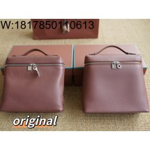 [LP공장] 로로피아나 카프스킨 엑스트라 포켓 백팩 L23.5 23*21*8cm 레드