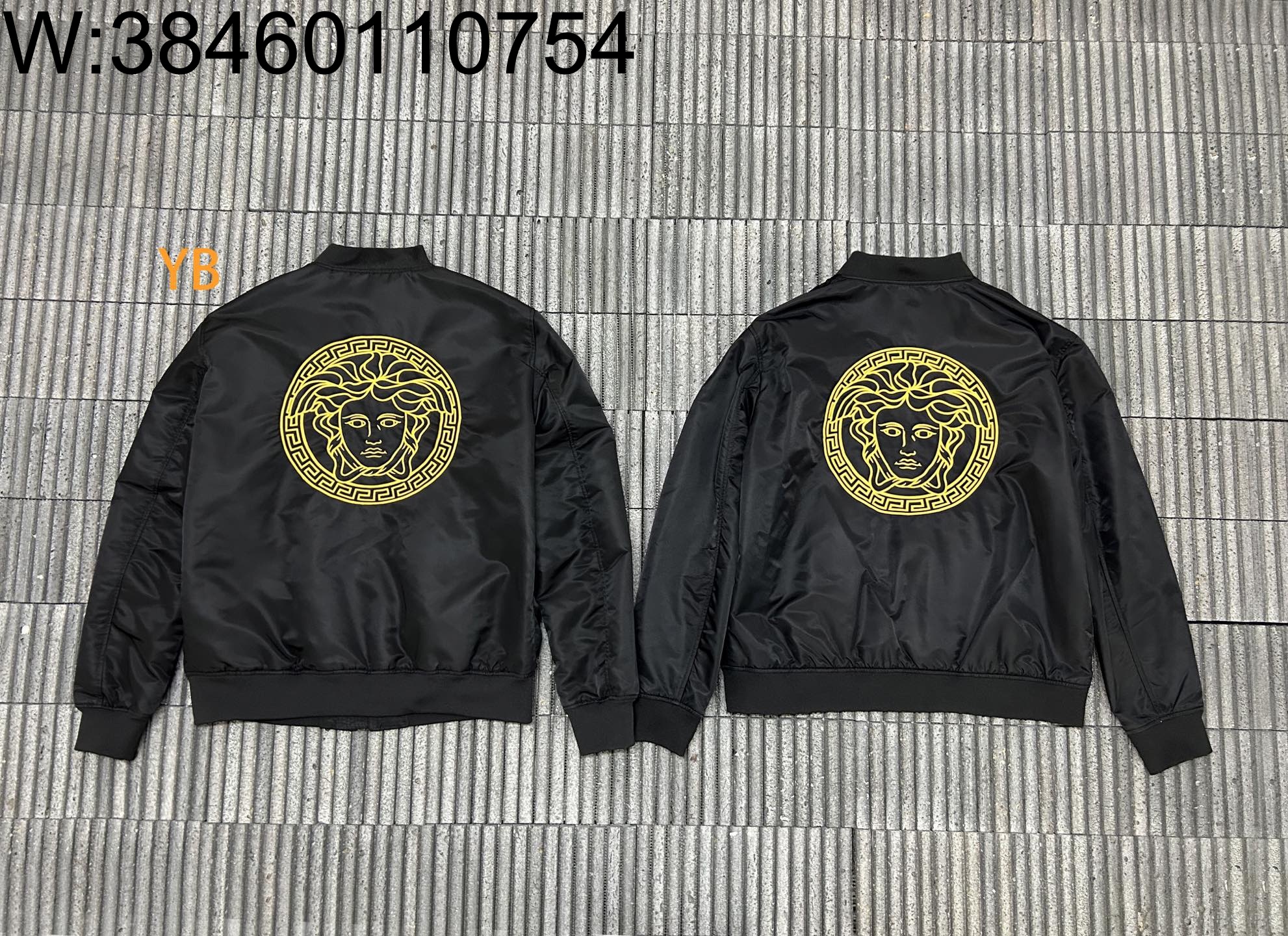 [MO공장] 베르사체 메두사 자수 자켓 블랙