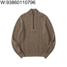 [흰] 로로 피아나 반지퍼 자카드...