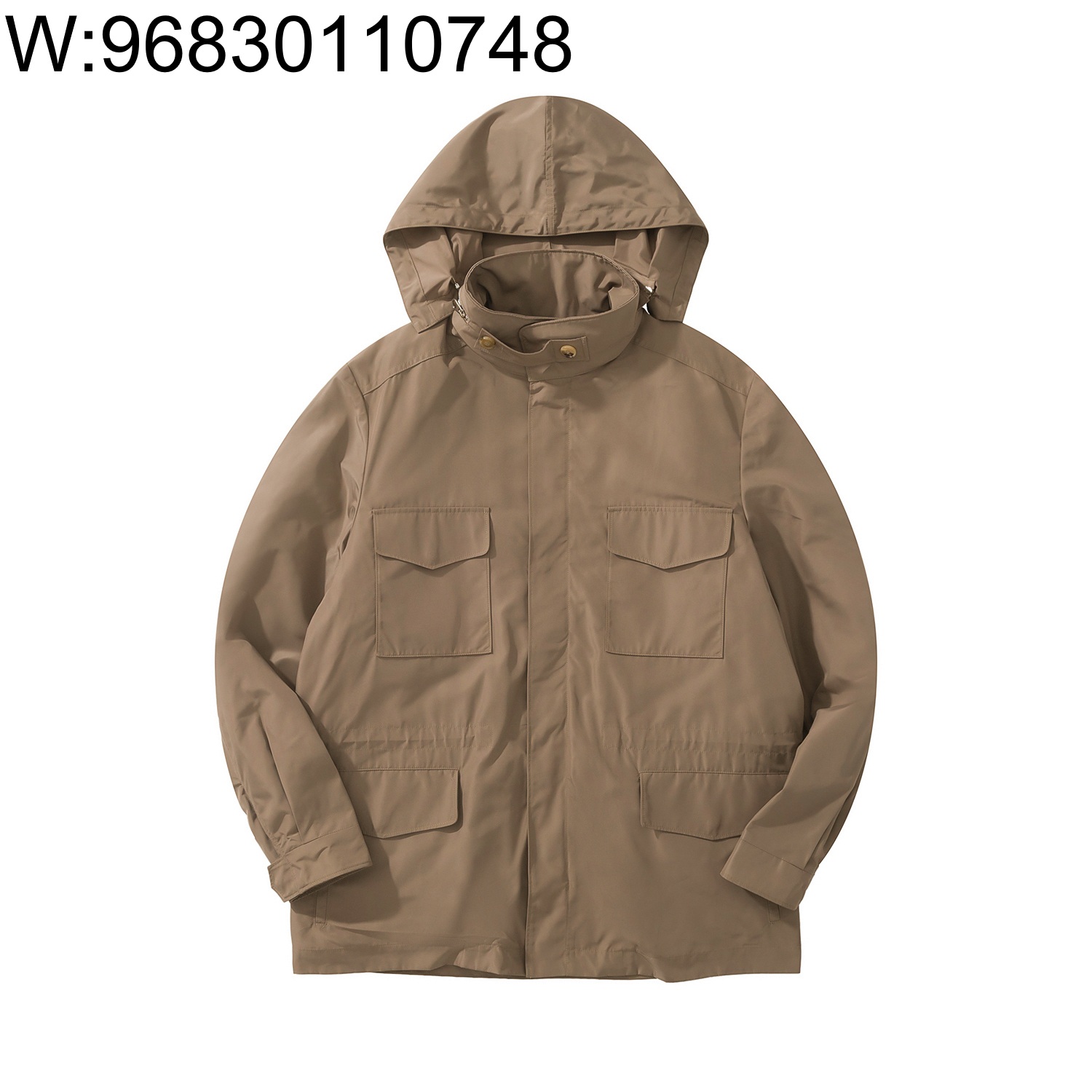 [흰] 로로 피아나 Traveller 테크니컬 자켓 다크 베이지