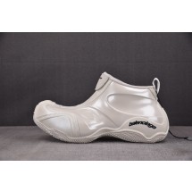 【XA】발렌시아가 베스킷볼 라운드토 지퍼 디자인 아이보리