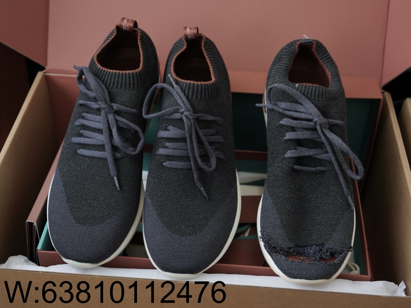 [LP공장] 로로피아나 Flexy Walk 플렉시 워크 Lady Wish 스니커즈 다크 그레이