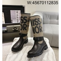 [327] 디올 D-메이저 부츠 웜 토프 테크니컬 캔버스 블랙 미스 디올 그래피티 프린트 앤 블랙 카프스킨