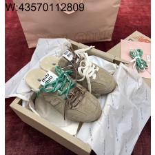 [WZ1] 뉴발란스 x 미우미우 530 SL 스웨이드 뮬 에크루 슬리퍼