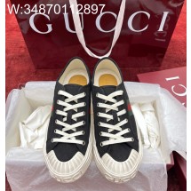 [WZ1] 구찌 리도 캔버스 스니커즈 블랙 남성용