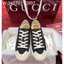 [WZ1] 구찌 리도 캔버스 스니커즈 블랙 남성용