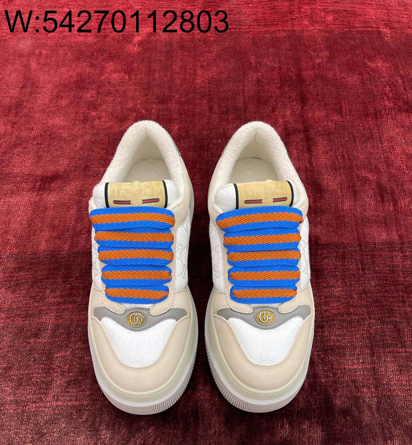 [WZ1] 구찌 남성 스크리너 GG 스니커즈 베이지