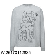 [잔디집2] 로에베 고양이 프린트 긴팔티 그레이