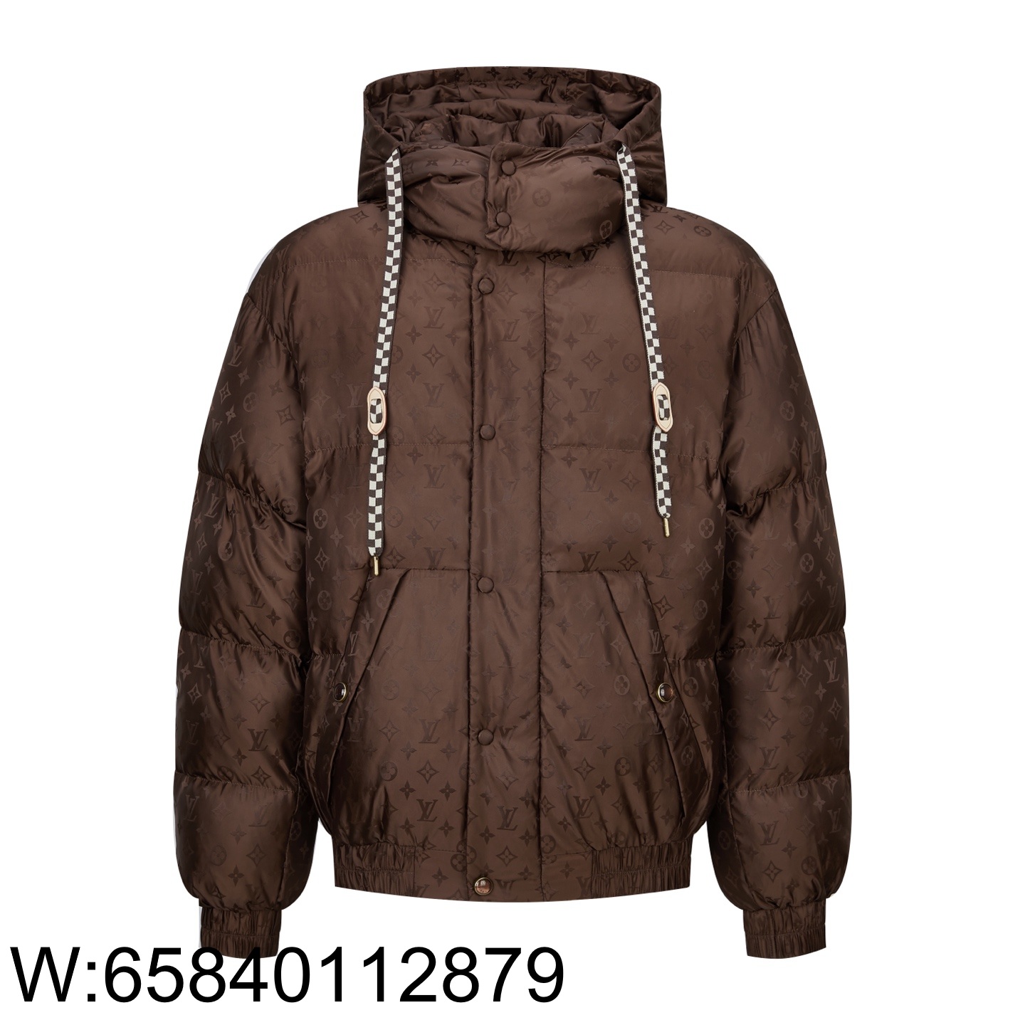 [잔디집2] 루이비통 블루종 점퍼 패딩 코튼 브라운 1AJBCK