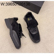 [AN3] 샤넬 빈티지 스웨이드 독일군 스니커즈 블랙