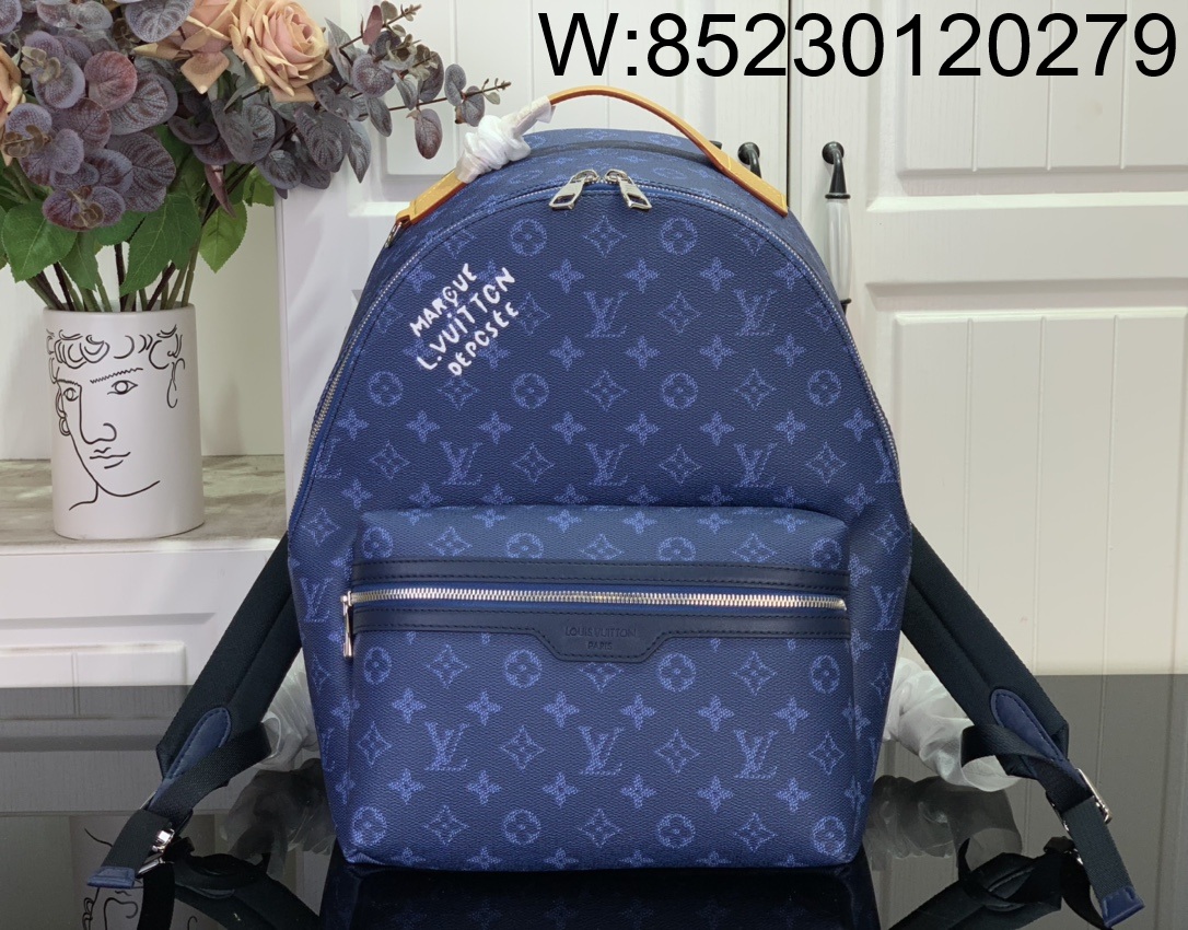 [88factory] 루이비통 디스커버리 백팩 PM M26942 40*20*30cm 블루