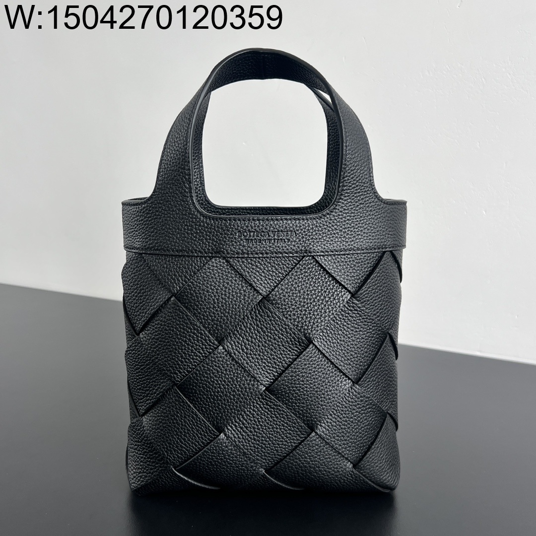 징 팩토리 보테가베네타 스몰 디아고 토트 백 블랙 837364 25*22*7cm