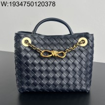 징 팩토리 보테가베네타 스몰 안디아모 743568 25*22*10.5cm 녹터널 골드 체인