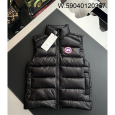 V공장 개나다구스 패딩 조끼 블랙