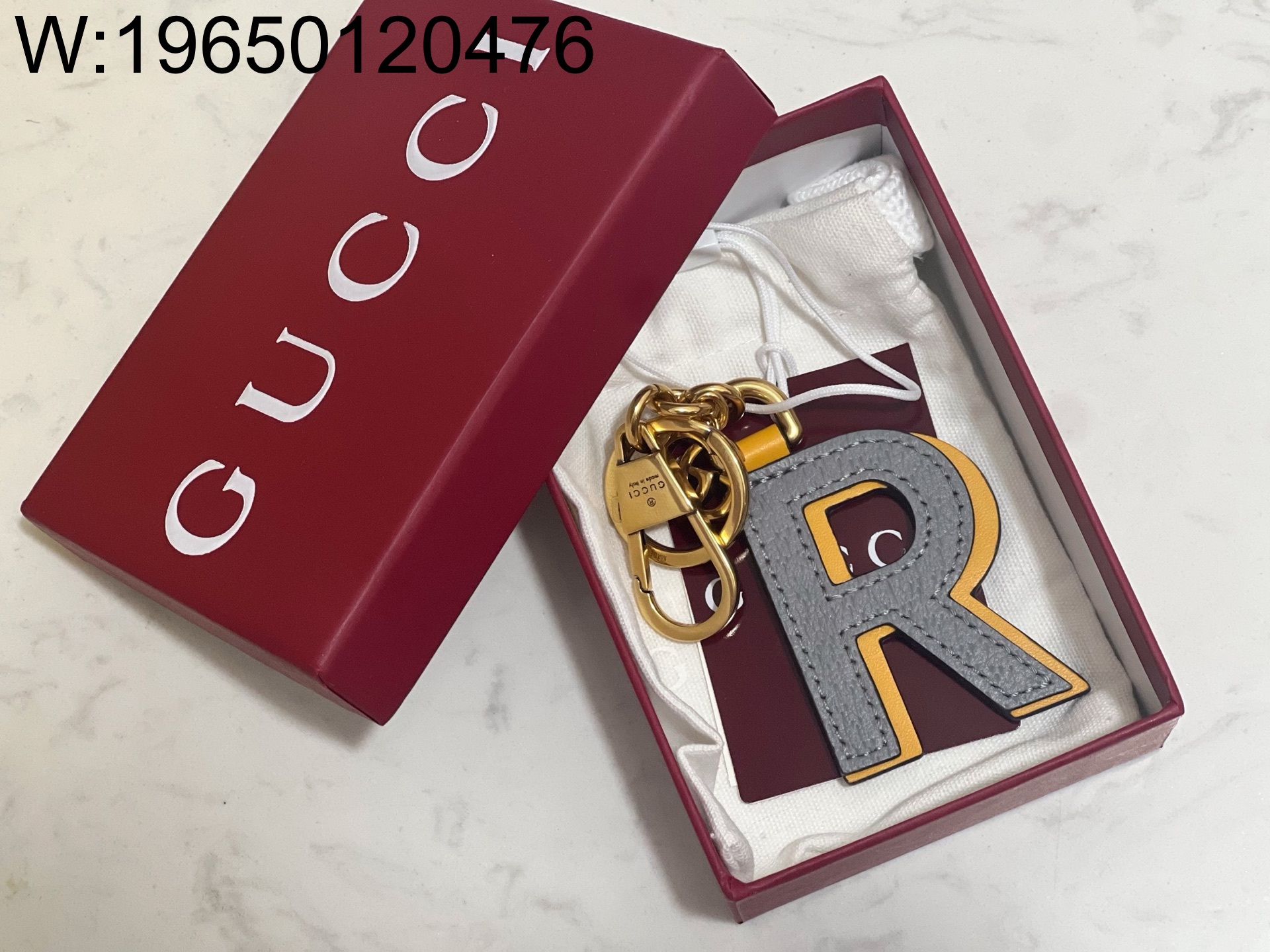 [JHL] 구찌 R 키링 821813 11*10*1cm