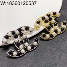 AGG 샤넬 배색 진주 CC로고 ...