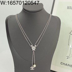 AGG 샤넬 별 이중 체인 태슬 ...