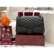 [JHL] 구찌 GG 마몽 미디엄 숄더백 블랙 850676 31*17*8cm