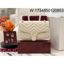 [JHL] 구찌 GG 마몽 미디엄 숄더백 아이보리 850676 31*17*8cm